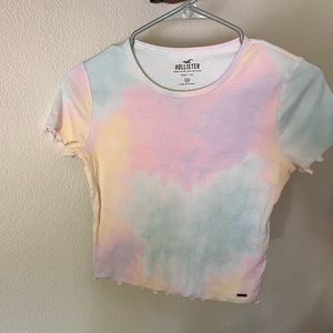 Hollister tie dye baby tee